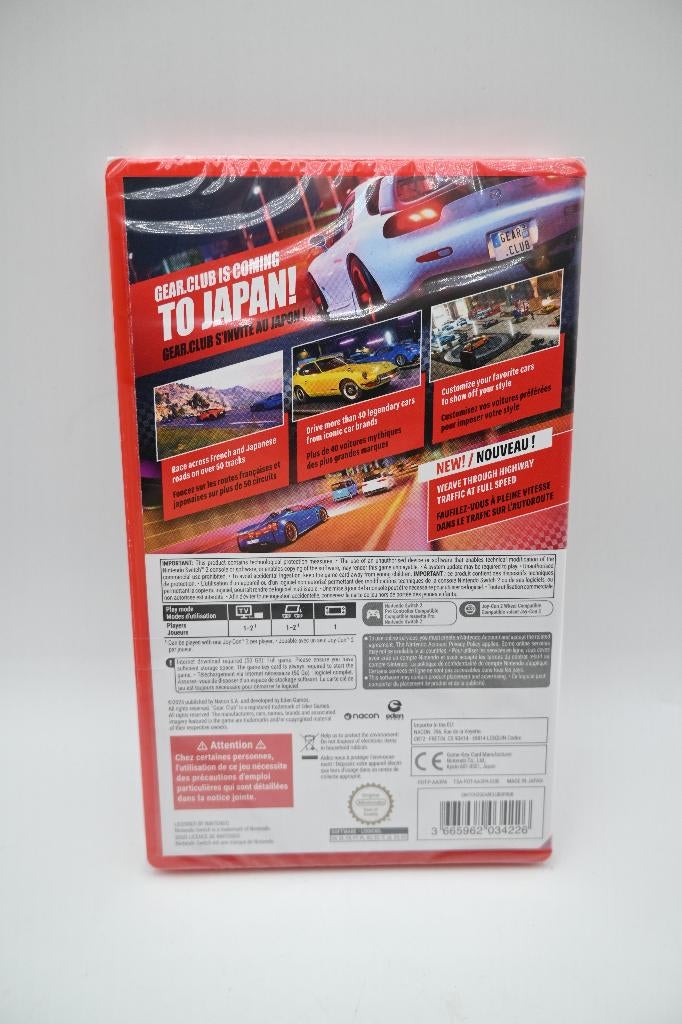 Gear Club 3 Unlimited - Nintendo Switch 2 (NIEUW/SEALED), Gebruikt, 1 speler, Racen en Vliegen, Ophalen of Verzenden