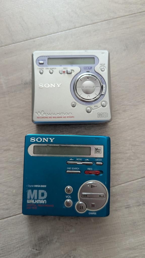 2 Sony minidisc speler in 1 koop, Audio, Tv en Foto, Ophalen of Verzenden