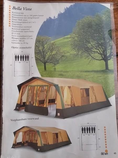 Bungalowtent, 6 persoons, Ophalen, Gebruikt, Tot en met 6