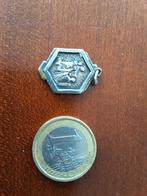 Antieke Verzilverde Scapulier Medaille Jezus Maria, Ophalen of Verzenden