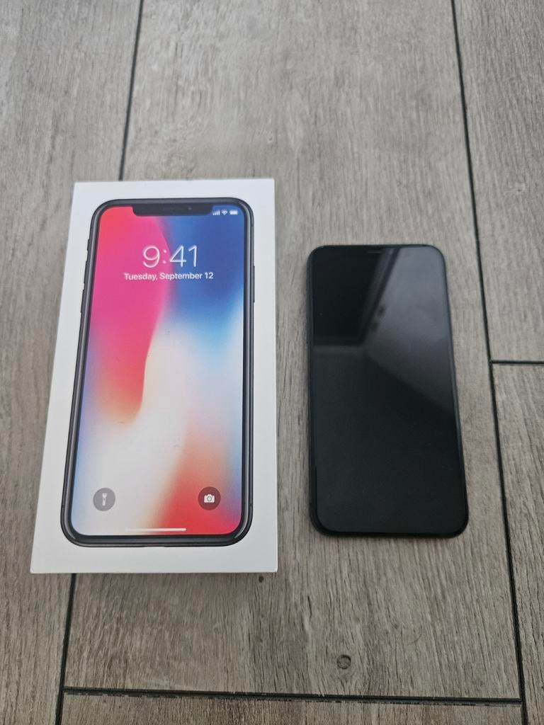 iPhone X krasvrij, Telecommunicatie, Mobiele telefoons | Apple iPhone, Ophalen, Zwart, IPhone X, Zo goed als nieuw