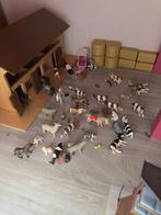 Houten Boerderij Set met Schleich Dieren en Accessoires, Ophalen, Gebruikt, Jongen of Meisje