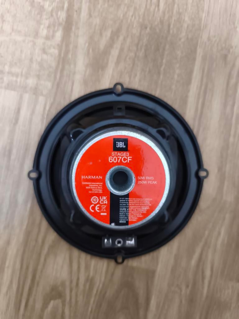 JBL Stage 3 Auto Speakers - 627F en 607CF Set, Ophalen of Verzenden, Gebruikt