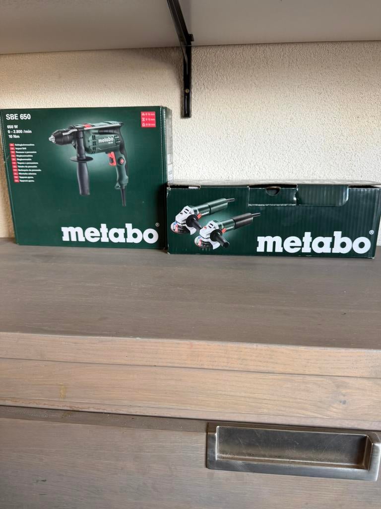 Metabo klopboormachine/ haakse slijper, Ophalen, Nieuw, Boormachine