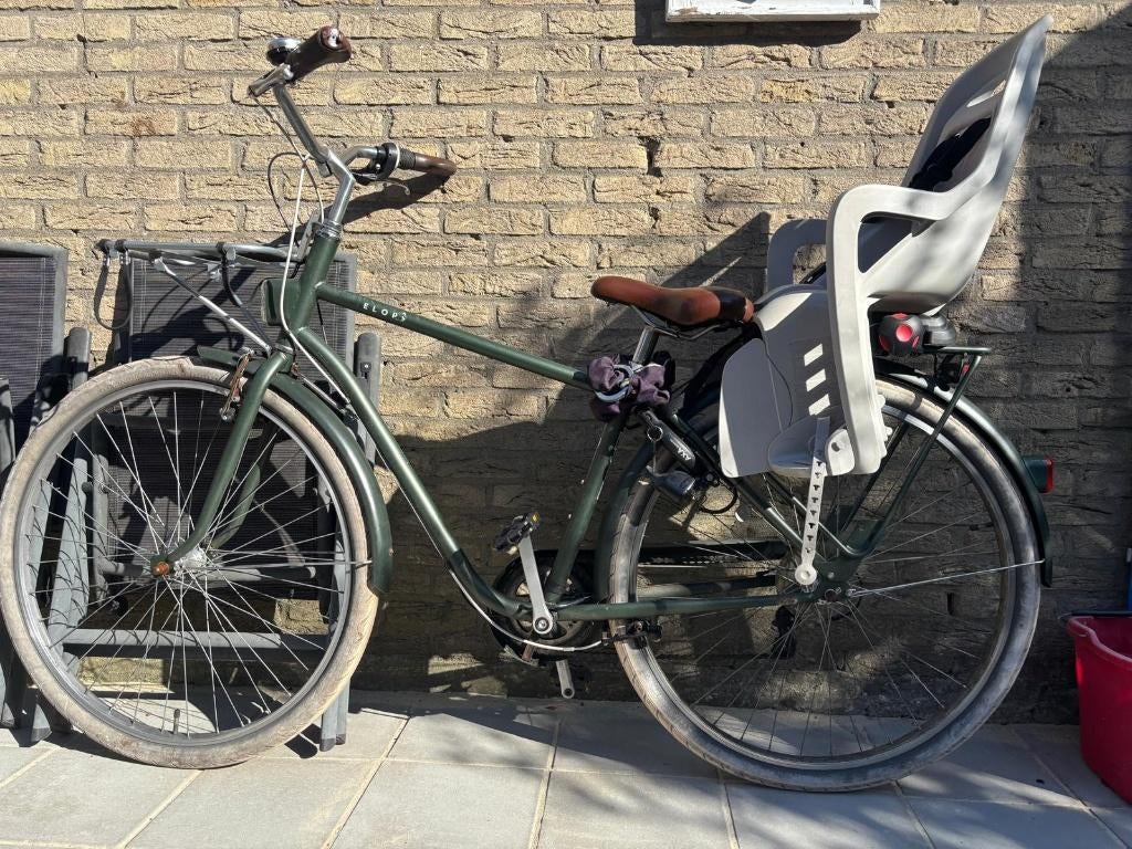 ELOPS Stadsfiets, Fietsen en Brommers, Fietsen | Heren | Herenfietsen, Velgrem, Versnellingen, Zo goed als nieuw, 53 tot 57 cm