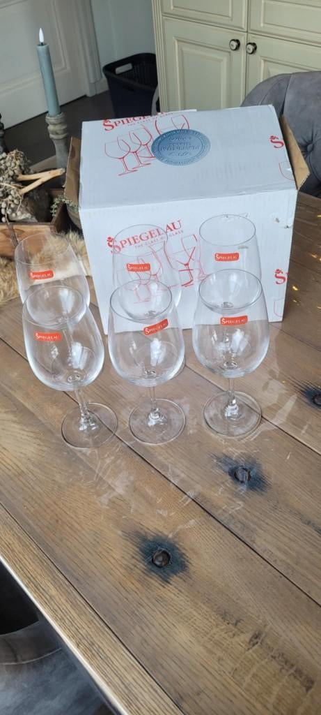 Spiegelau, set van 6 nieuwe wijnglazen, red wine magnum, Verzamelen, Glas en Borrelglaasjes, Ophalen of Verzenden, Nieuw, Overige typen