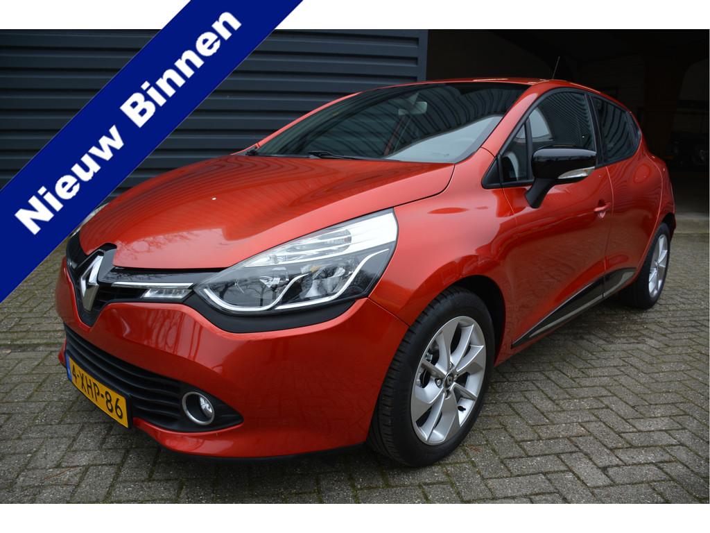 Renault Clio 0.9 TCe Dynamique Airco Nav Cruise Control, Voorwielaandrijving, Stof, 40 €/maand, Zwart