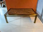 Vintage Grote Salontafel Graniet Marmer, Ophalen, 100 tot 150 cm, Overige materialen, 50 tot 100 cm