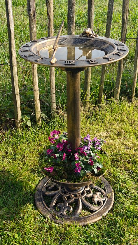 Waterschaal op Voet met Bloempot, Ophalen of Verzenden, Nieuw, Kippenhok of Kippenren