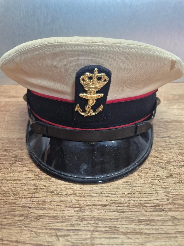 Korps Mariniers pet voor net uniform, Ophalen of Verzenden, Marine, Nederland, Helm of Baret