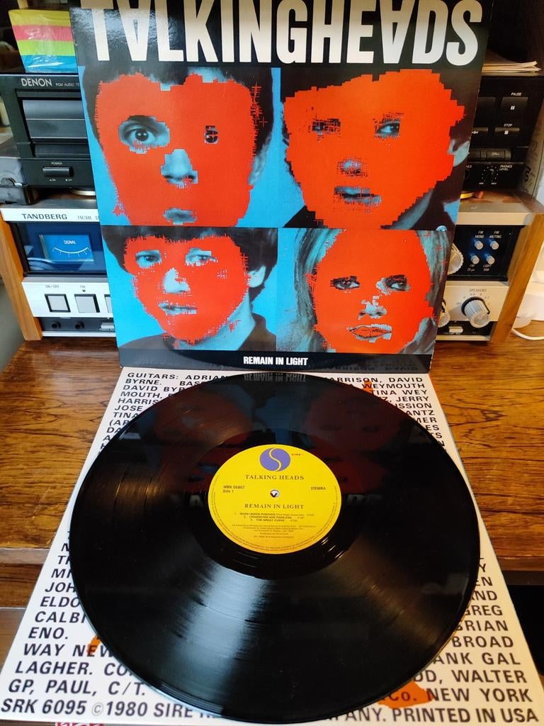 Talking Heads - Remain in Light LP, Ophalen of Verzenden, Zo goed als nieuw, 12 inch