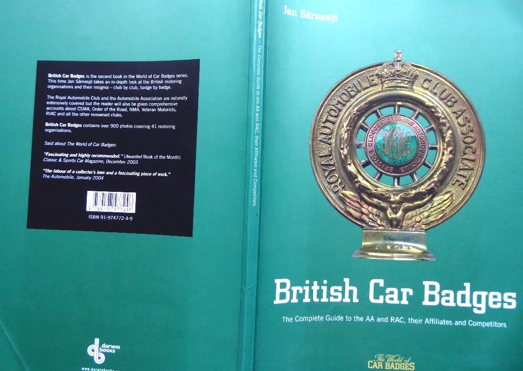 British Car Badges, Ophalen of Verzenden, Zo goed als nieuw, Overige merken, Jan Särnesjö