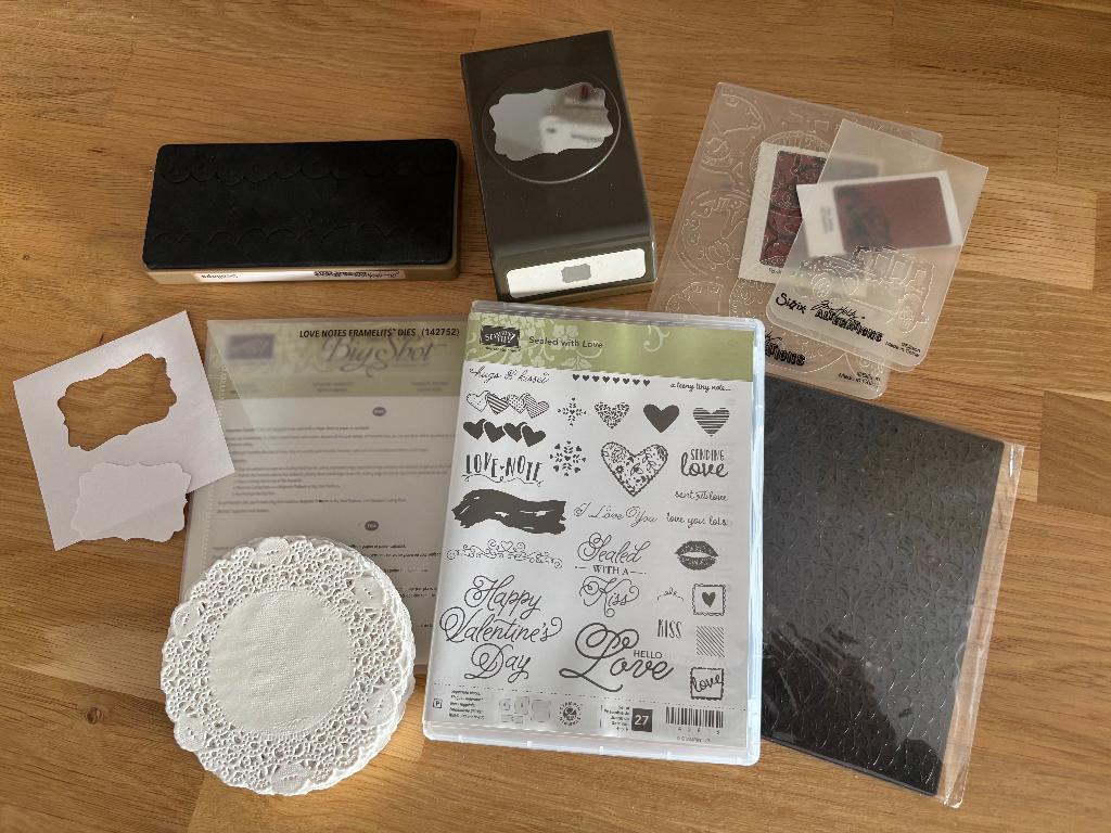 Stampin' Up! en Tim Holtz | Sealed with Love - pakket, Ophalen of Verzenden, Gebruikt, Clearstamp