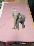 Stenzo Stoffenpaneel - Olifant met Eend - 120x75cm, 120 cm of meer, Nieuw, Ophalen of Verzenden, Katoen