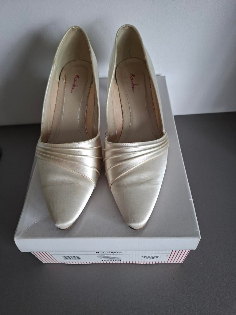 Rainbow Club Jessica gelegenheidsschoenen ivoor maat 38, Ophalen of Verzenden, Maat 38/40 (M), Wit, Overige typen