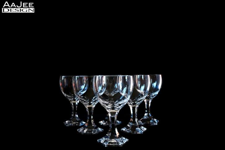 6 Rosenthal – Bacchus – Studio Linie – Wijnglazen – 1969, Antiek en Kunst, Antiek | Glas en Kristal, Ophalen of Verzenden