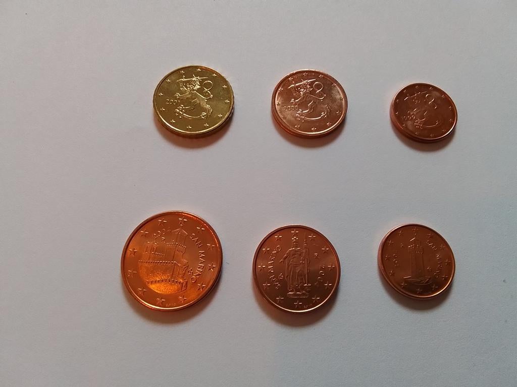 Euromunt van Finland en San-Marino
De munten zijn nooit in o, Ophalen of Verzenden, Finland, Losse munt