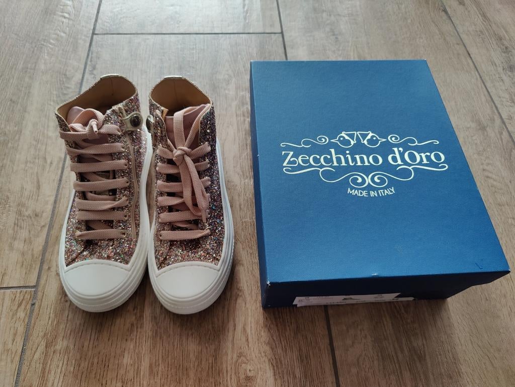 Zecchino d'Oro Glitter Laarsjes Maat 34, Meisje, Zecchino d'Oro, Laarsjes, Ophalen of Verzenden
