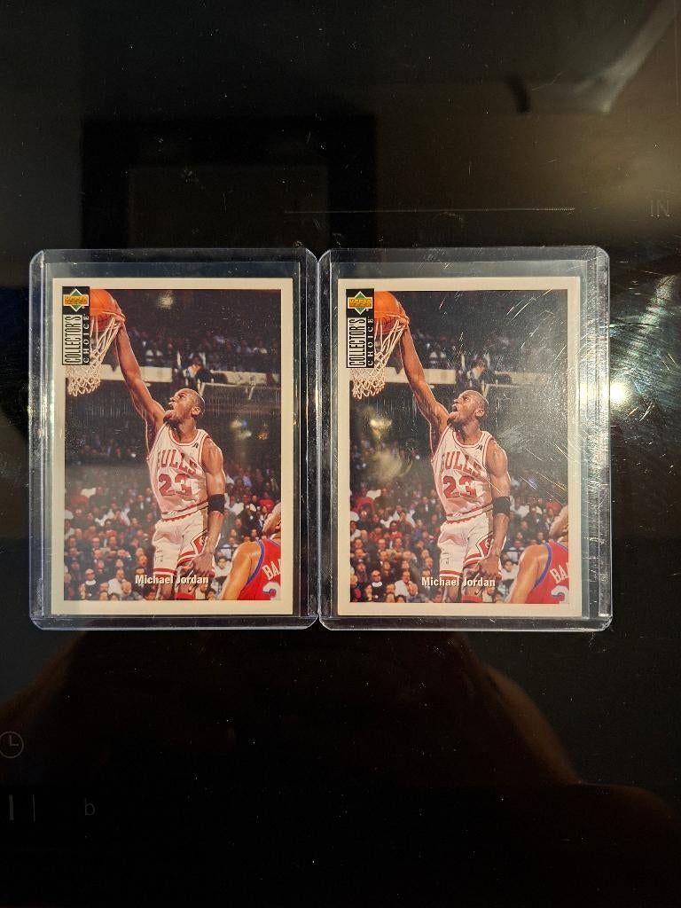 Michael Jordan Upper Deck #240 Basketball card 2x, Verzenden, Zo goed als nieuw, Buitenlandse clubs, Spelerskaart