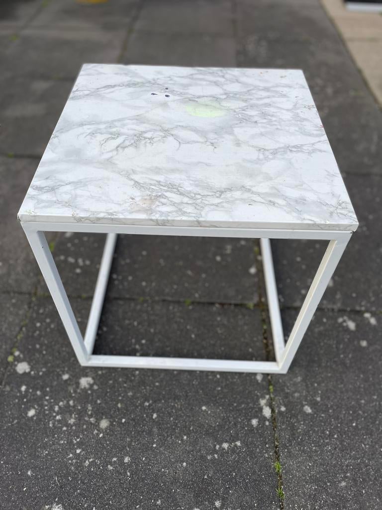 Meubel, Huis en Inrichting, Tafels | Eettafels, Ophalen, 50 tot 100 cm, Vierkant, Tot twee personen