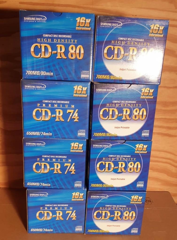 SAMSUNG | CD-R 74-80MIN / 650-700MB, Ophalen of Verzenden, Nieuw, Cd, Samsung