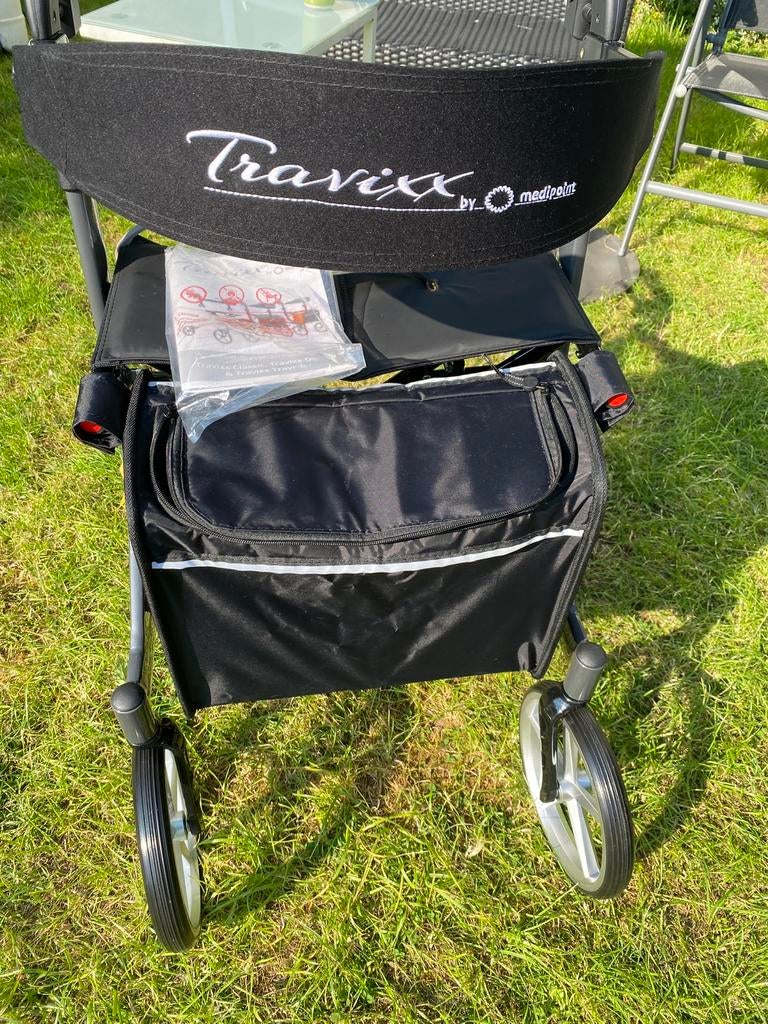 Travixx de luxe rollator, Diversen, Rollators, Ophalen of Verzenden, Opvouwbaar, Zo goed als nieuw