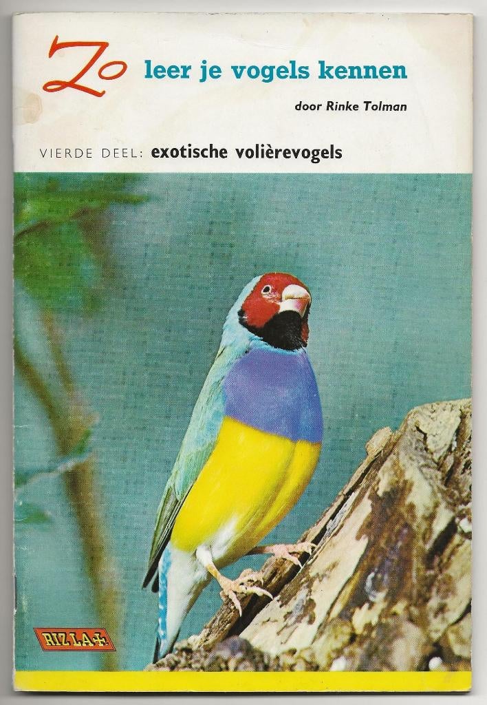 RIZLA-plaatjesalbum Zo leer je vogels kennen - 1e druk 1963, Ophalen, Gelezen, Plaatjesalbum