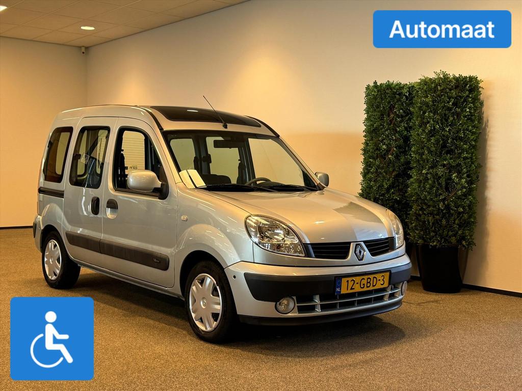 Renault Kangoo Rolstoelauto Automaat (airco) 3+1, Auto's, Automaat, Stof, Gebruikt, 49 €/maand