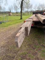 Gebintbalk eiken ca. 25x25 cm, 6,5 m lang, Ophalen, Gebruikt, Eiken, Balk