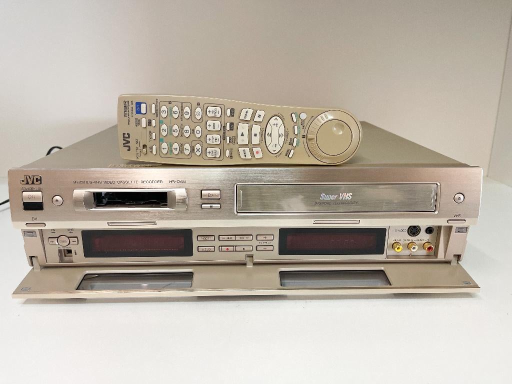 JVC HR-DVS1EU VHS Recorder combi Mini DV Speler (Defect), Audio, Tv en Foto, Videospelers, N, Ophalen of Verzenden, Sony, VHS-speler of -recorder
