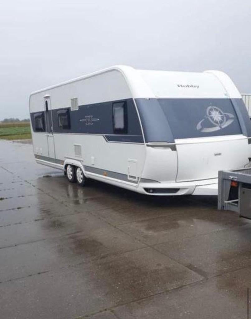 Seizoenplaats, Caravans en Kamperen, Caravans, Kachel, Hobby, Treinzit, Queensbed