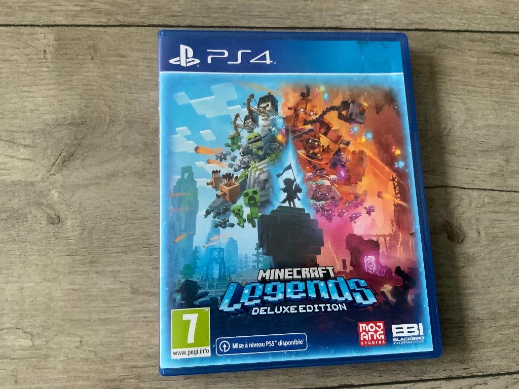 Playstation 4 - Minecraft Legends Deluxe Edition voor de PS4, Avontuur en Actie, Ophalen of Verzenden, Zo goed als nieuw, 3 spelers of meer