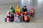 7 Paw Patrol auto’s met figuren, Ophalen of Verzenden, Gebruikt