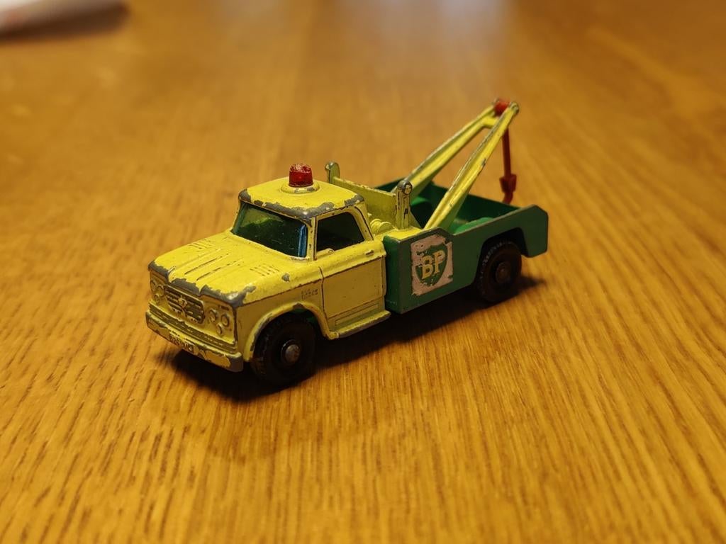 Matchbox Dodge Wreck Truck BP, Ophalen of Verzenden, Zo goed als nieuw, Bus of Vrachtwagen
