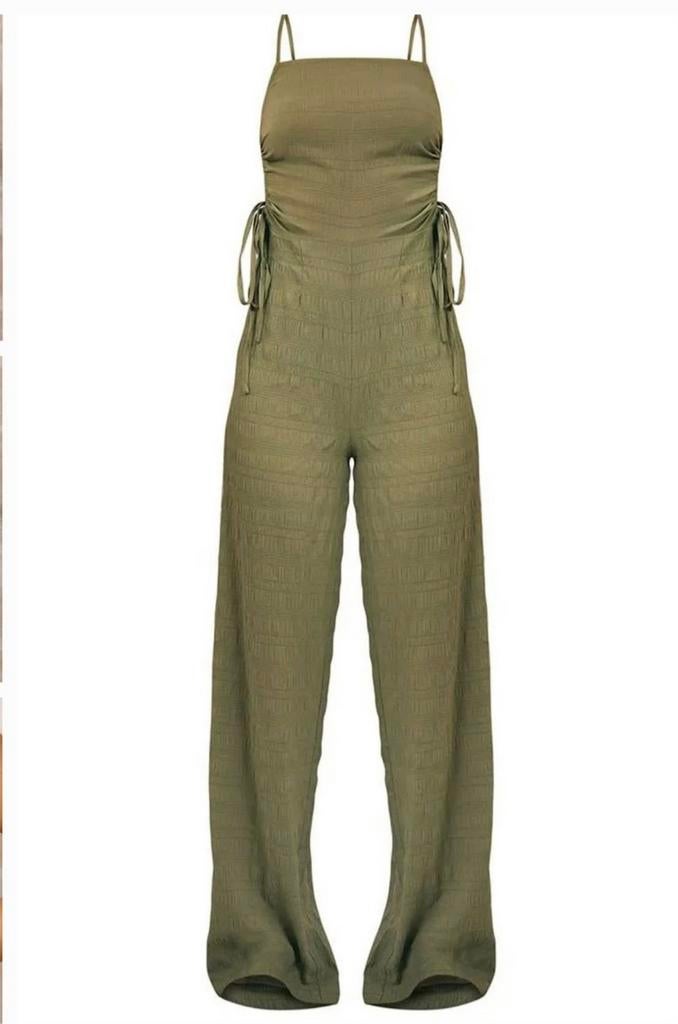 Nieuwe! Aparte leuke stoere leger groene jumpsuit mt 38., Kleding | Dames, Ophalen of Verzenden, Nieuw, Maat 38/40 (M), Groen