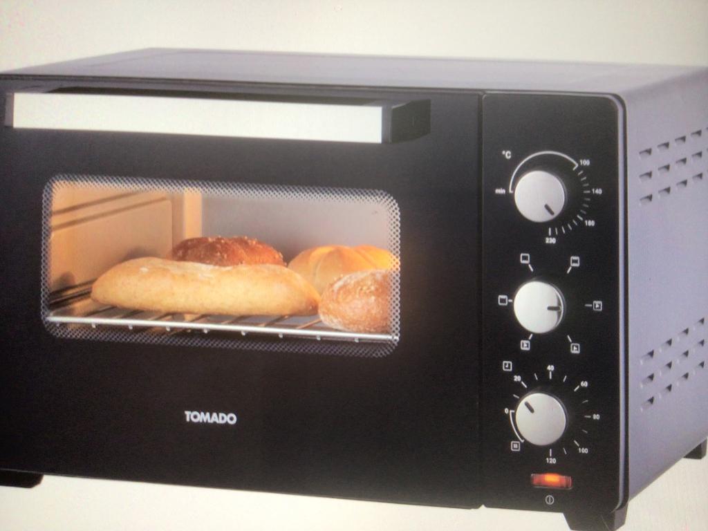 Tomado oven TEO3000B 30 liter - 600 Watt - Hetelucht, Witgoed en Apparatuur, Ovens, Ophalen, Minder dan 45 cm, Hete lucht, Zo goed als nieuw