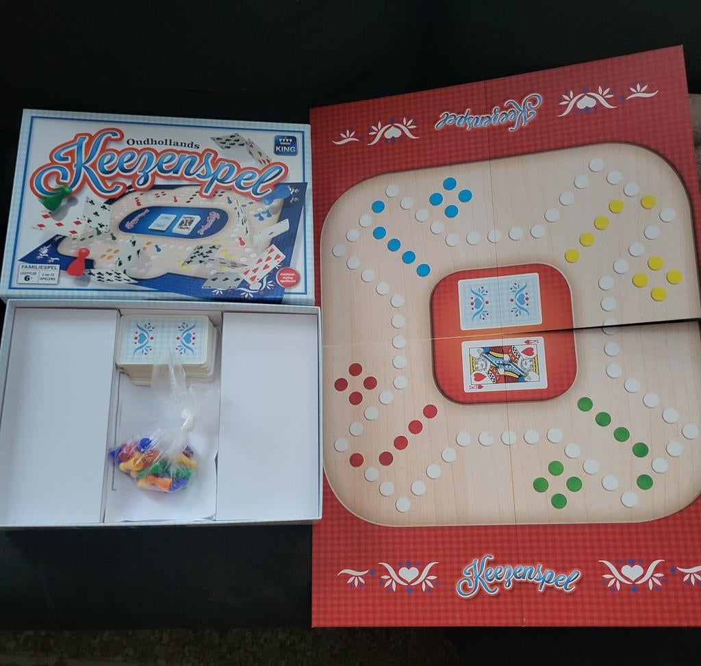 Oud Hollands Keezenspel, Hobby en Vrije tijd, Gezelschapsspellen | Bordspellen, Ophalen of Verzenden, Gebruikt