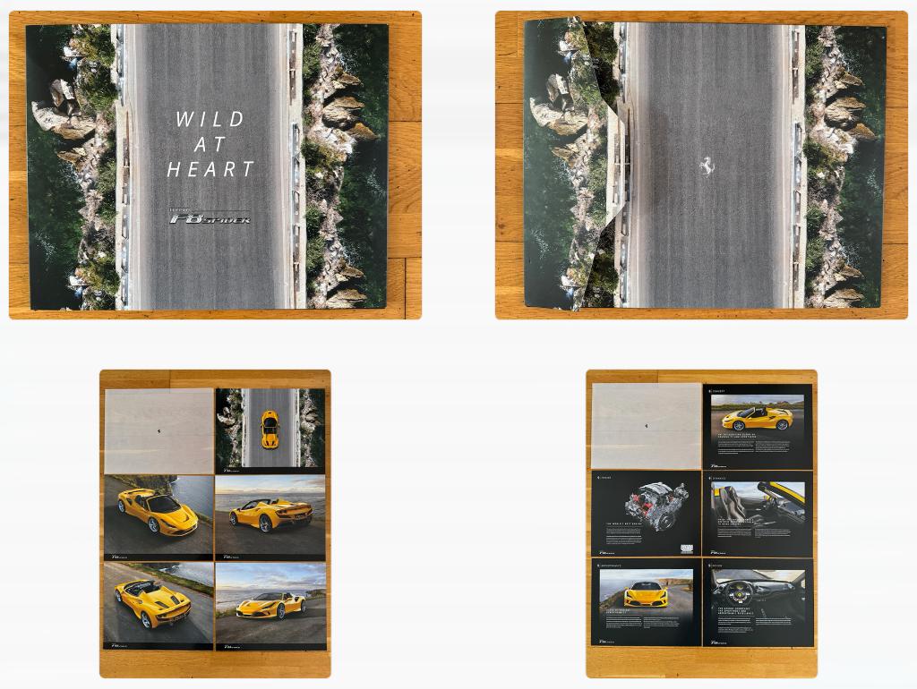 Brochure / portfolio Ferrari F8 Spider, zie foto's, Ophalen of Verzenden, Zo goed als nieuw, Ferrari