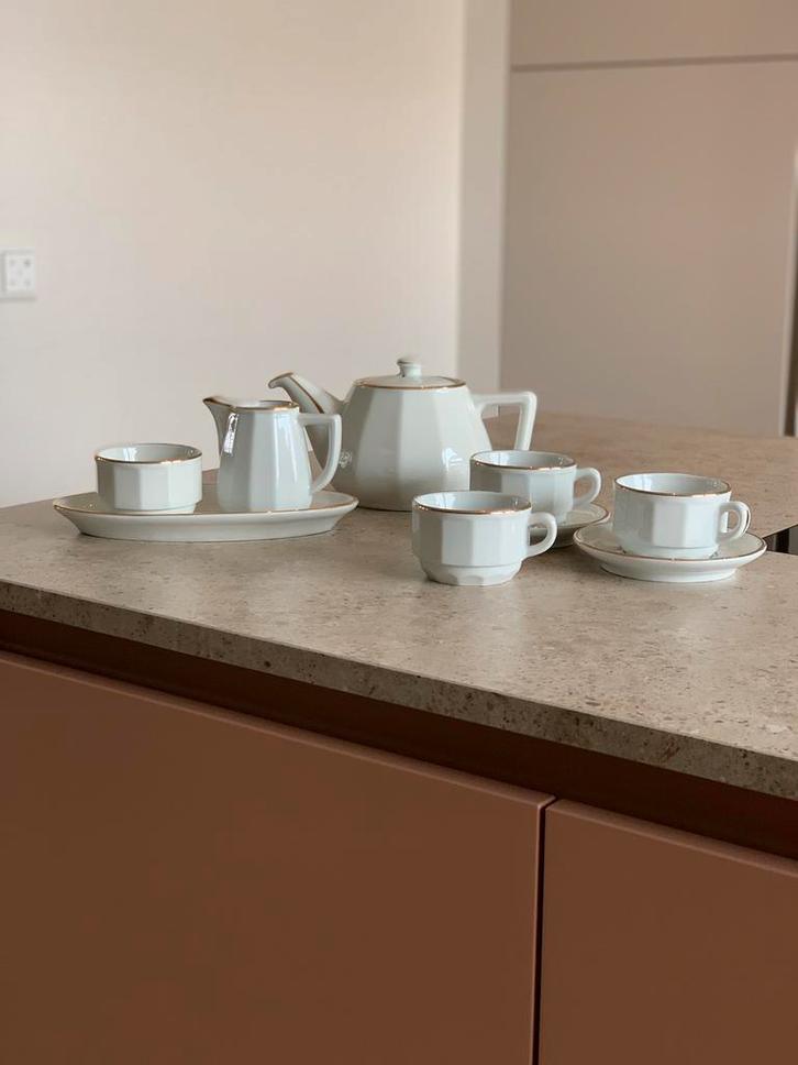Prachtig Frans APILCO Servies Setje. Koffie.Thee., Antiek en Kunst, Antiek | Porselein, Ophalen