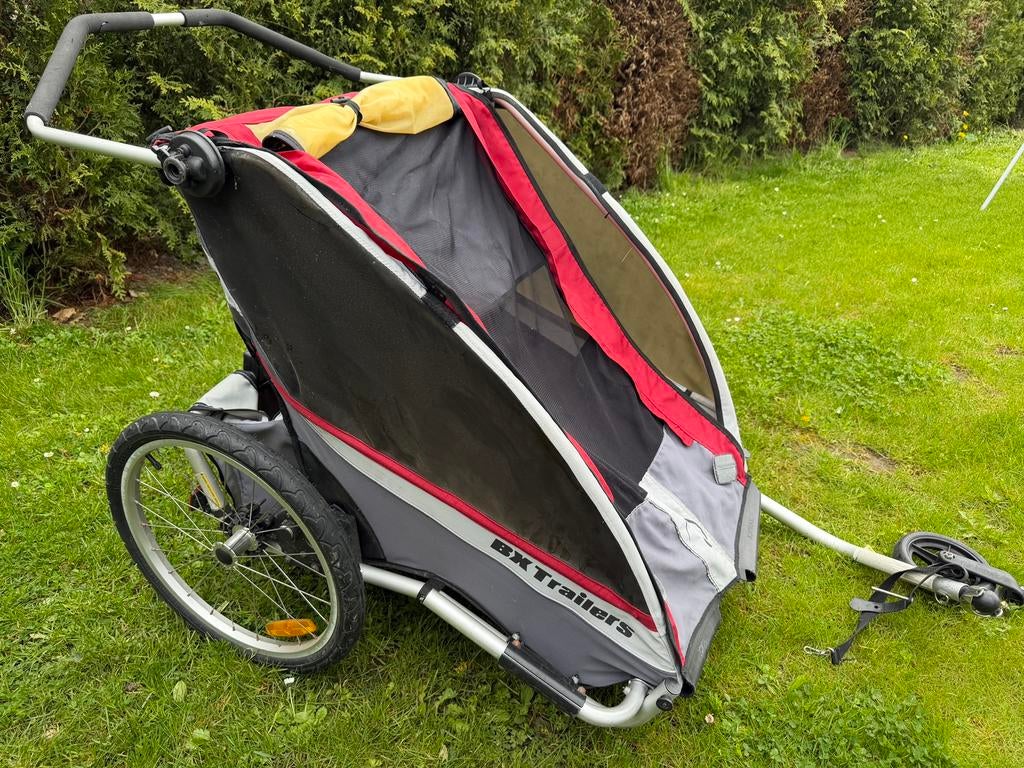 Fietskar BX Trailers, Fietsen en Brommers, Fietsaccessoires | Aanhangers en Karren, Ophalen, Gebruikt, Kinderkar