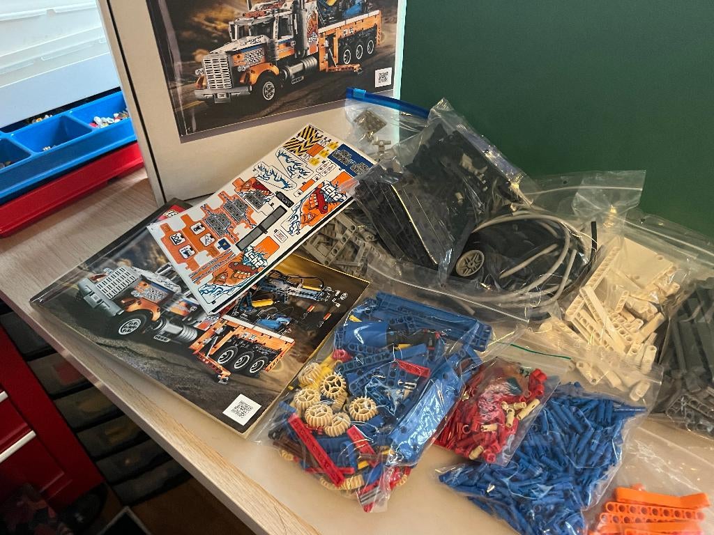 lego technic 42128 kraanwagen bergingsauto, Lego, Ophalen of Verzenden, Zo goed als nieuw, Technic