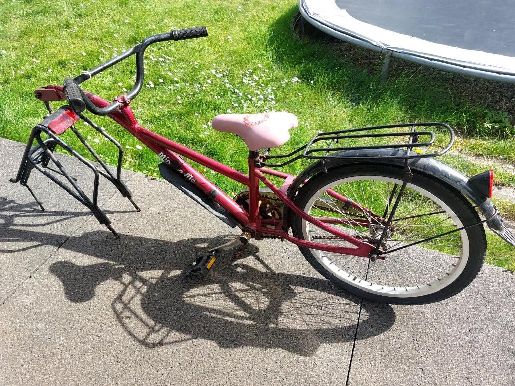 aanhangfiets met bijbehorende bagagedrager, Fietsen en Brommers, Fietsaccessoires | Aanhangers en Karren, Gebruikt, 80 kg of meer