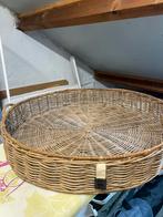 Riviera Maison rieten schaal/mand, rond, Ophalen, Schaal, Rond, Zo goed als nieuw