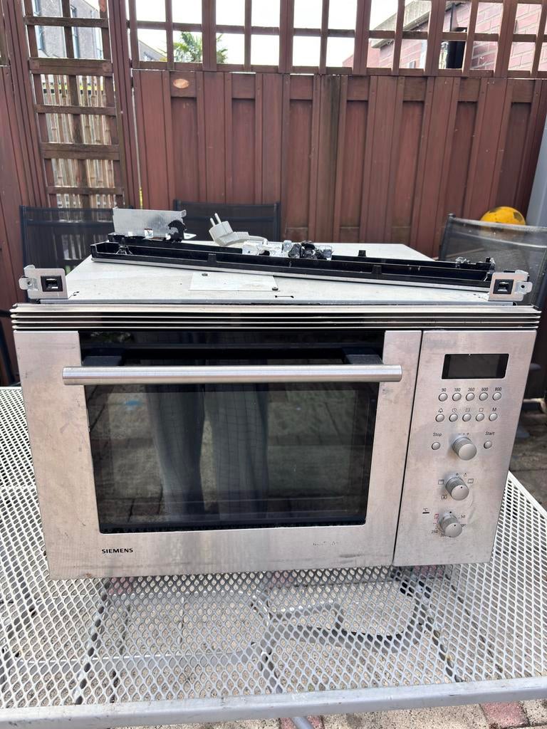 Siemens oven&magnetron, Combimagnetron, 60 cm of meer, Crisp, Ophalen of Verzenden