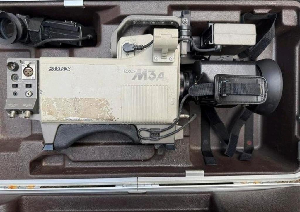 Sony DXC-M3A videocamera Met orginele Koffer ook te ruilen, Ophalen of Verzenden, Zo goed als nieuw, Video