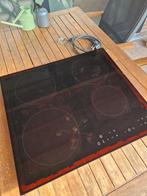 Inductiekookplaat 4 pits met stekker 2 fasen, Witgoed en Apparatuur, Kookplaten, Ophalen, 4 kookzones, Zo goed als nieuw, Inbouw