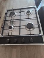 Inbouw Gasstel - 4 Pitten - RVS, Gebruikt, 60 cm of meer, Inbouw, Gas