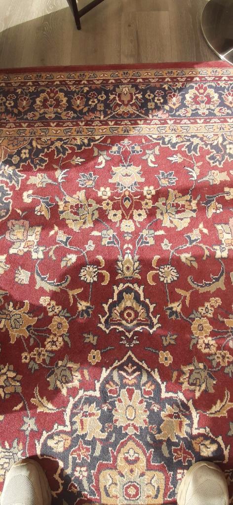 Prachtig Perzisch vloerkleed - Rood met bloemmotief, Huis en Inrichting, Stoffering | Tapijten en Kleden, Gebruikt, 150 tot 200 cm