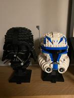 Lego Star Wars Helmen: Darth Vader & Captain Rex, Kinderen en Baby's, Speelgoed | Duplo en Lego, Ophalen, Zo goed als nieuw, Complete set