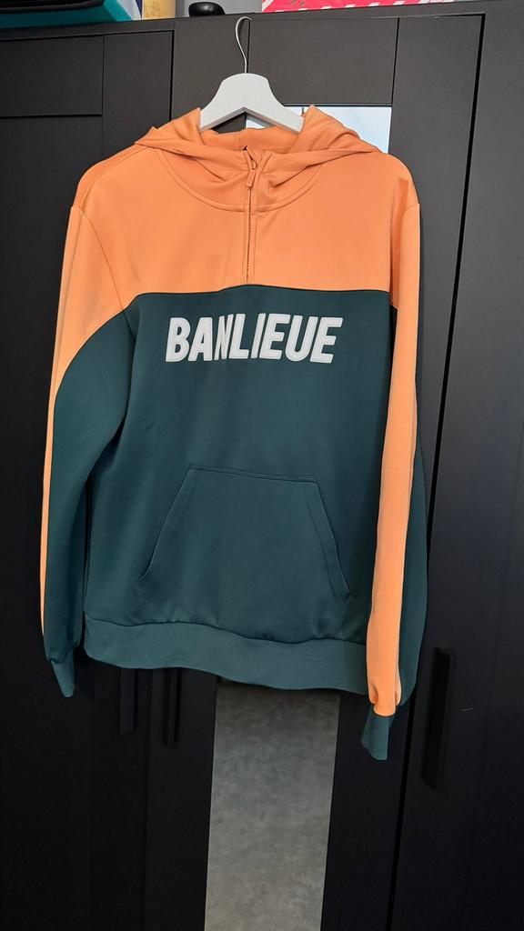Banlieue trainingspak maat L. 30 euro!, Ophalen of Verzenden, Zo goed als nieuw, Zwart, Broek of Spijkerbroek